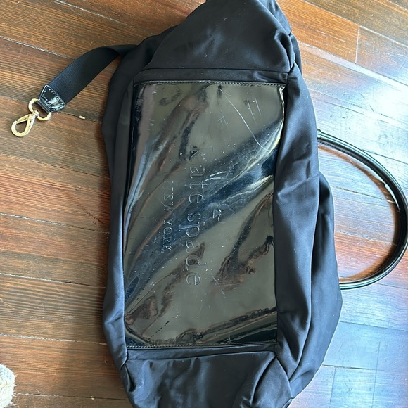 Kate spade baby bag with matching diaper pad